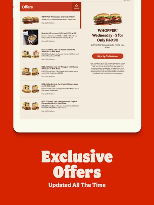 Burger King SA for Android - Exclusive Deals and Seamless Ordering