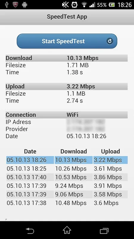 SpeedTest App for Android: Measure Internet Speed Easily