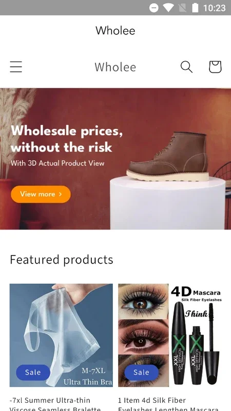 Wholee for Android - Unbeatable Shopping Experience