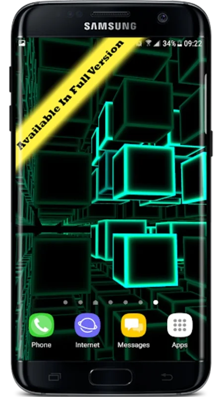 Infinity Parallax Cubes 2 3D L for Android: A Visually Stunning Live Wallpaper