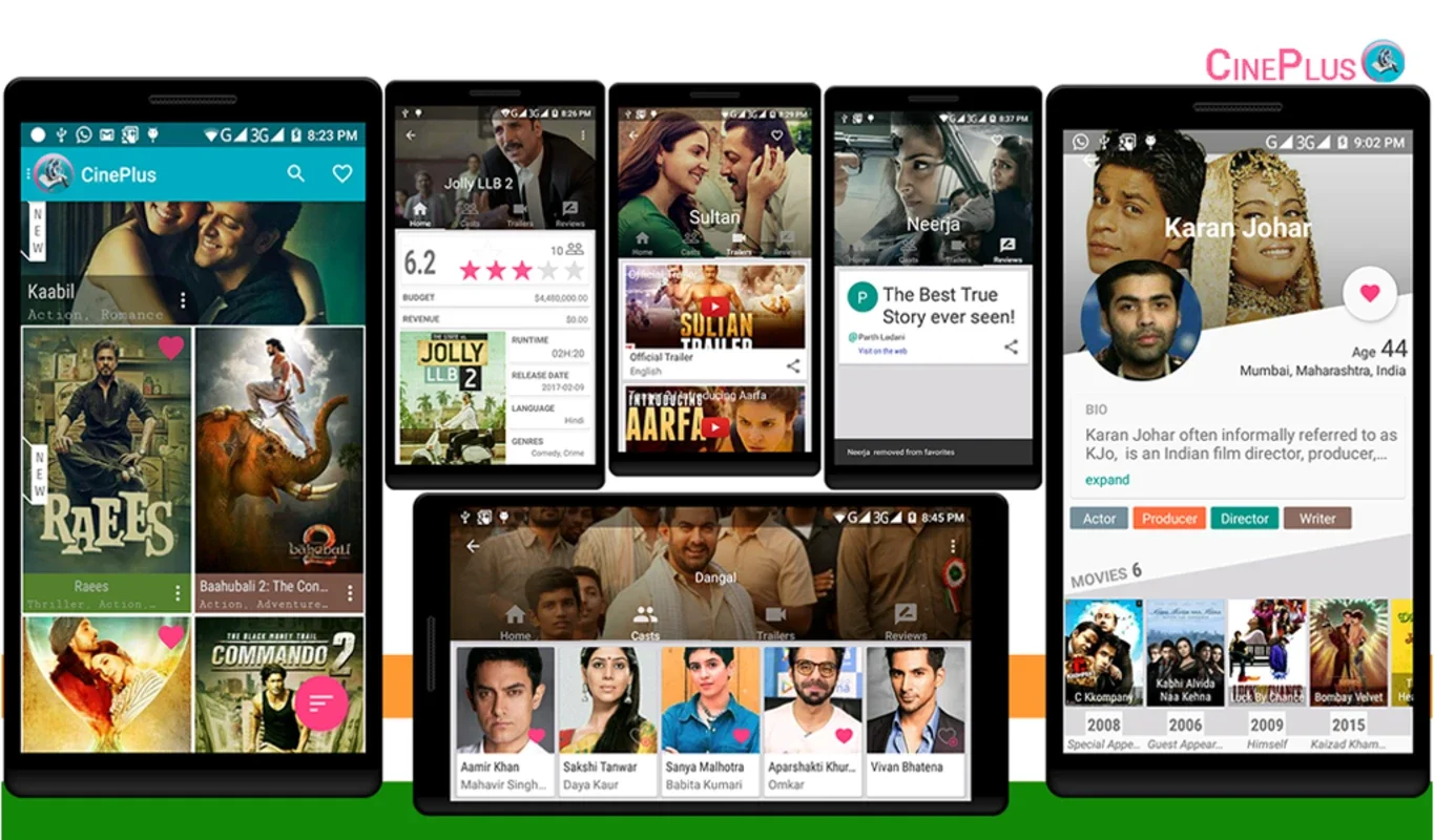 CinePlus - hollywood and bollywood for Android: The Ultimate Movie Info App