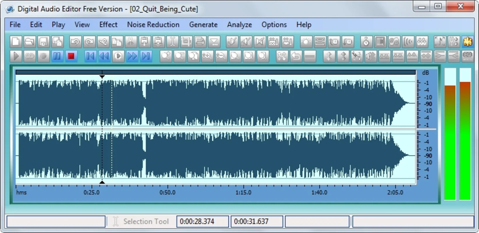 Digital Audio Editor for Windows - Free Audio Editing Tool