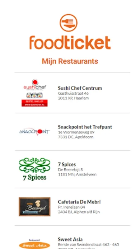 Mijn Restaurants for Android - Effortless Food Ordering