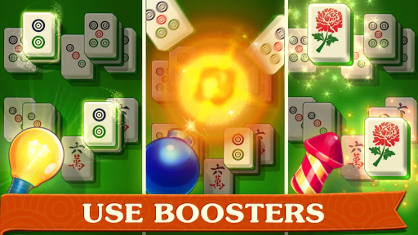 Mahjong Treasures - free 3d so for Android: Engaging 3D Mahjong