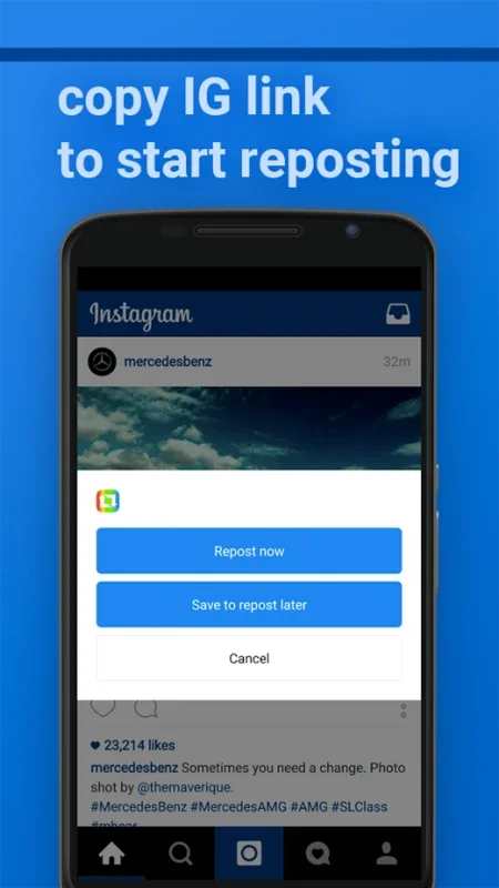 InstaRepost for Android - Simplify Instagram Posting