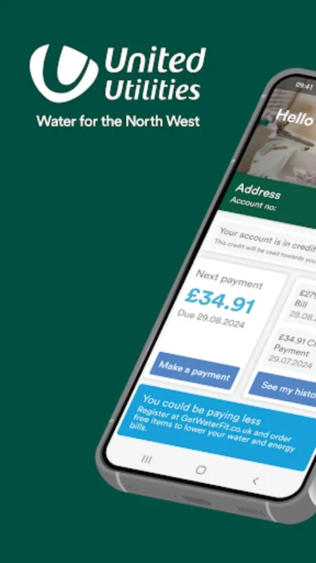 United Utilities for Android - Streamline Water Account Management