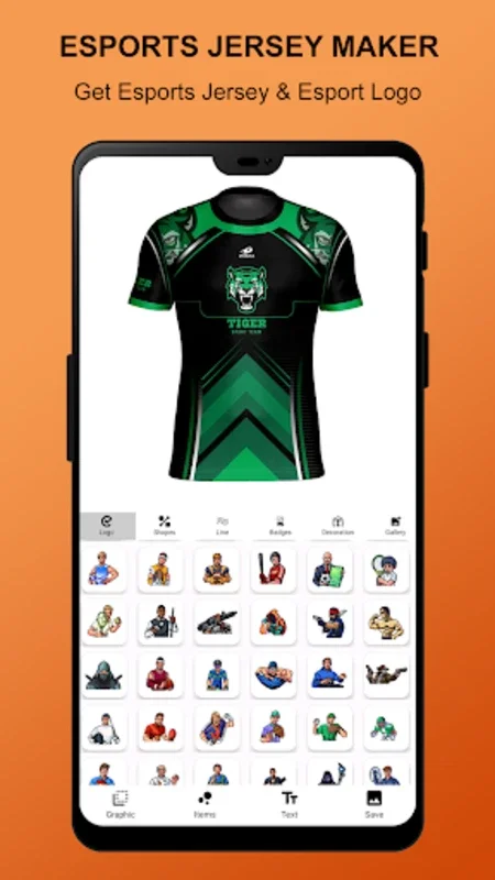 Esports Jersey Maker for Android - Create Custom Gaming Apparel