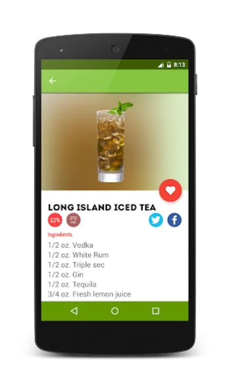 Cocktail Ita for Android: Discover, Customize and Share Drinks