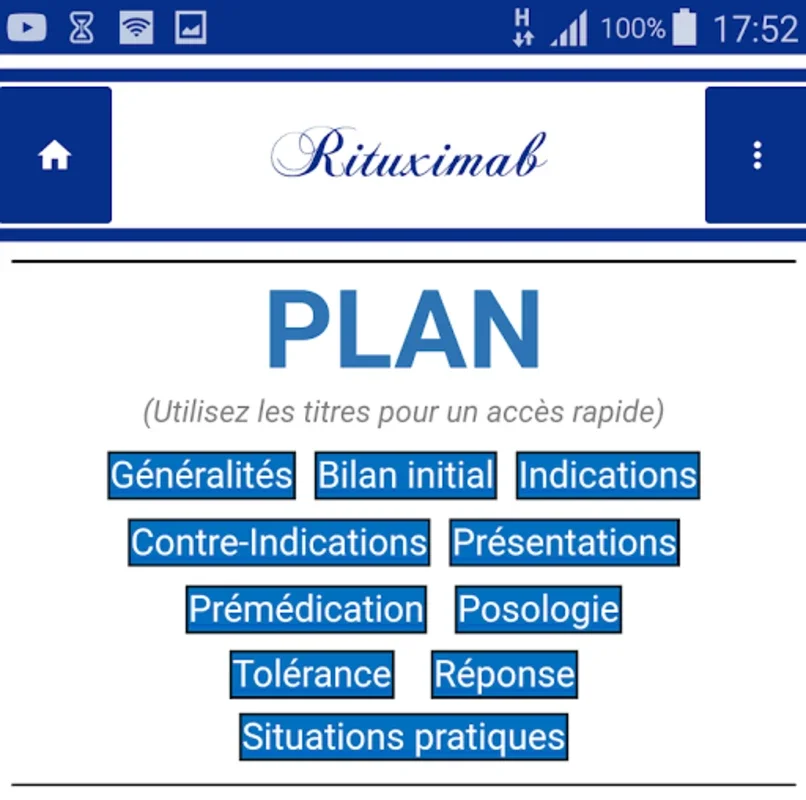 Biotherapy Plus (french) for Android: Comprehensive Biomedicine Guide