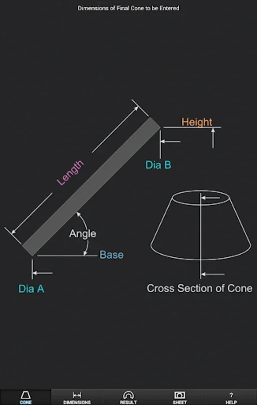 Cone Calc for Android: Streamline Metalworking