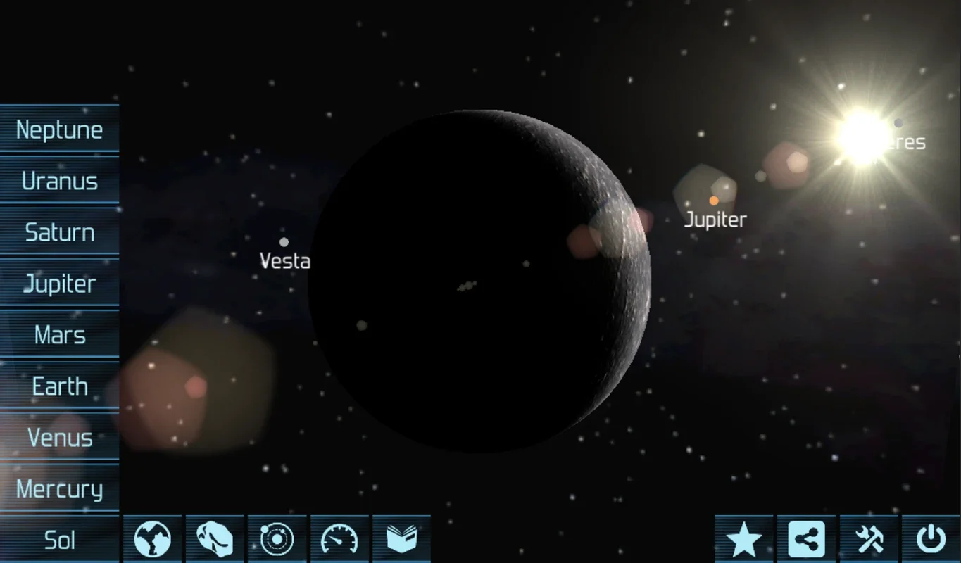 Solar Explorer HD for Android - Explore the Solar System