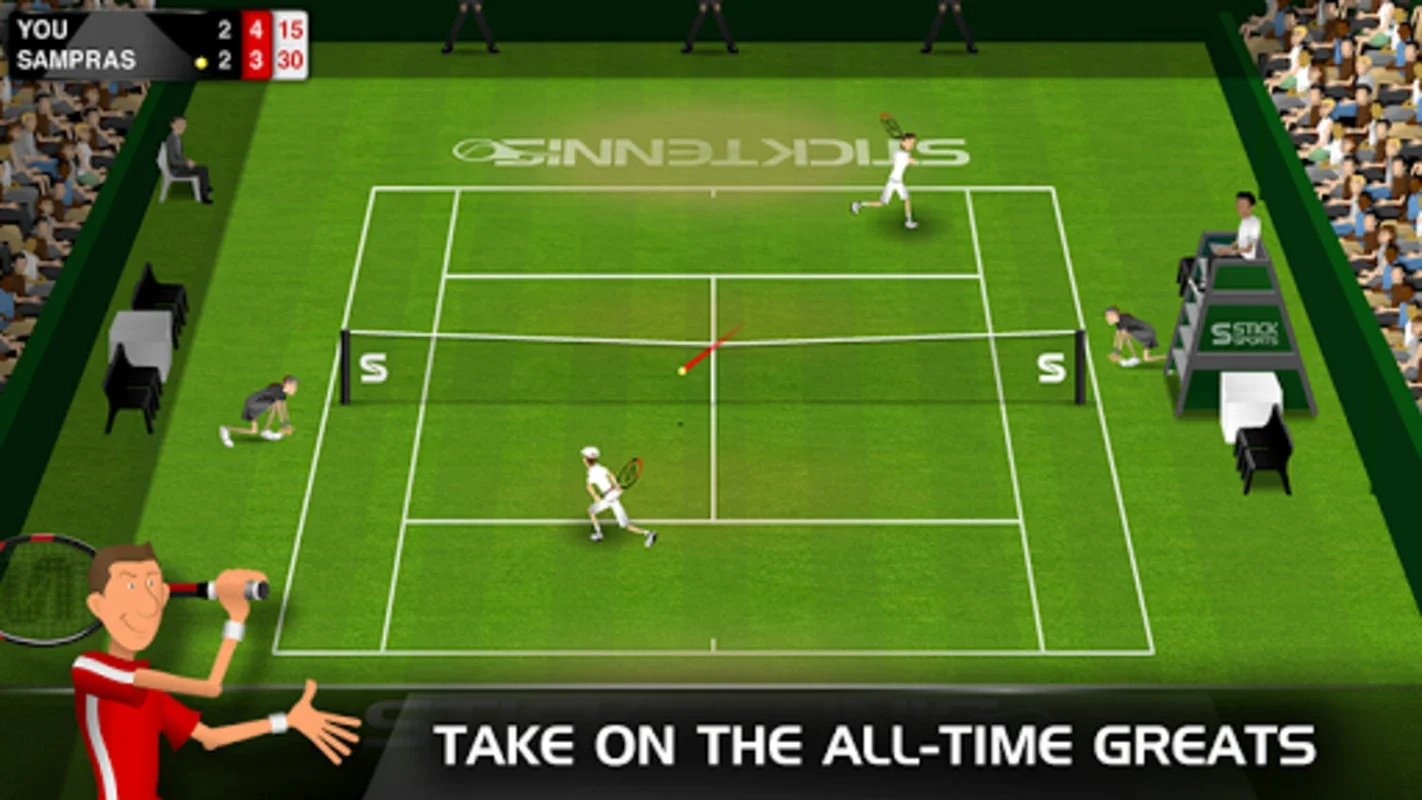 Stick Tennis for Android - Play in International Tournaments