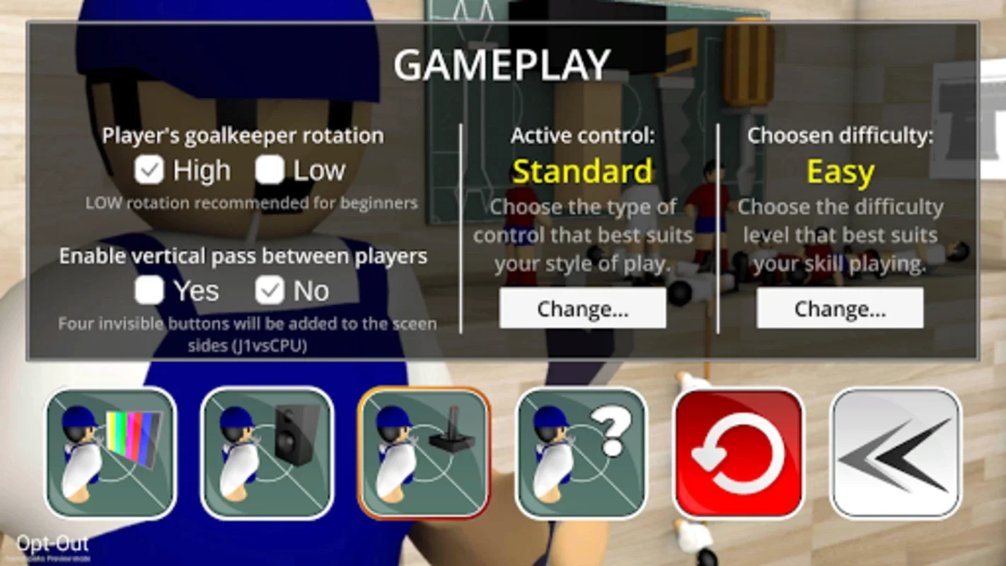 3D Foosball for Android - Enjoy Multiplayer and Custom Controls