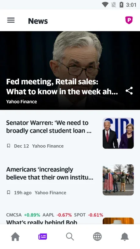 Yahoo Finance for Android: Stay Informed on Markets