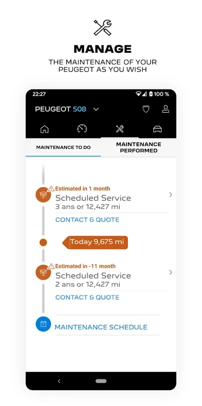 My Peugeot for Android - Enhancing Your Driving Experience