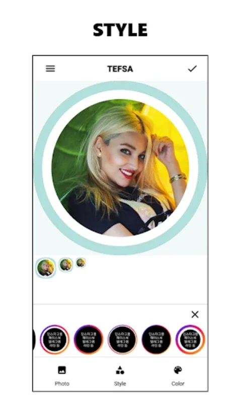 TEFSA: Profile Picture Maker for Android with Privacy