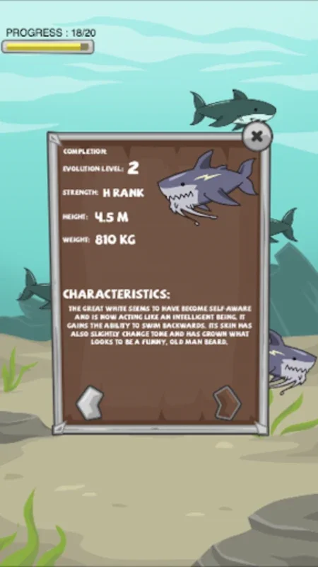 Great White Shark Evolution for Android - Unleash Mutated Species