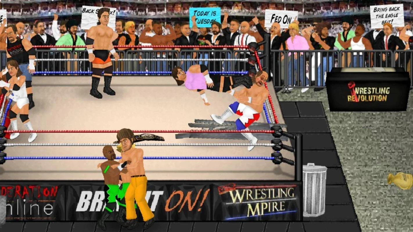 Wrestling Revolution on Android: Immersive 2D Wrestling Action