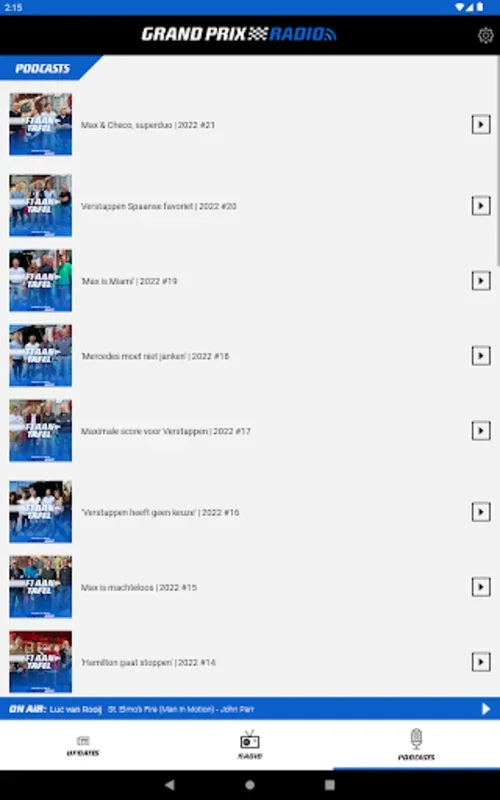 Grand Prix Radio for Android - Live Racing Updates