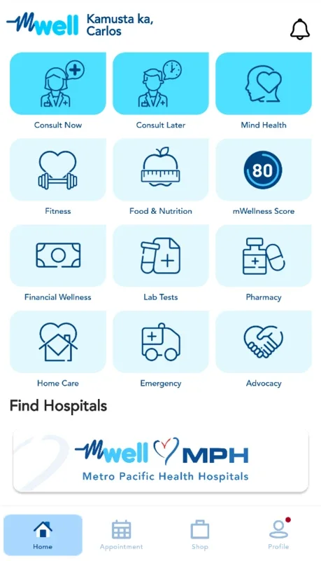 mWell PH for Android - Connect with Top Doctors