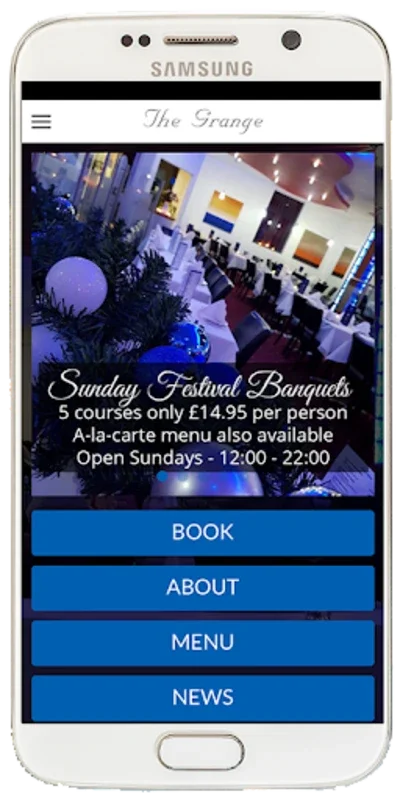 The Grange MK Indian Restauran for Android - Streamline Your Dining with This App