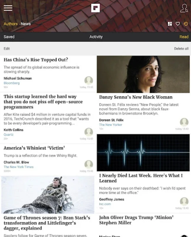 Opinions, Articles, Authors for Android - Global News & Personalized Reading