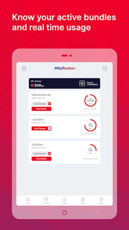 My Roshan for Android - Manage Telecom Easily