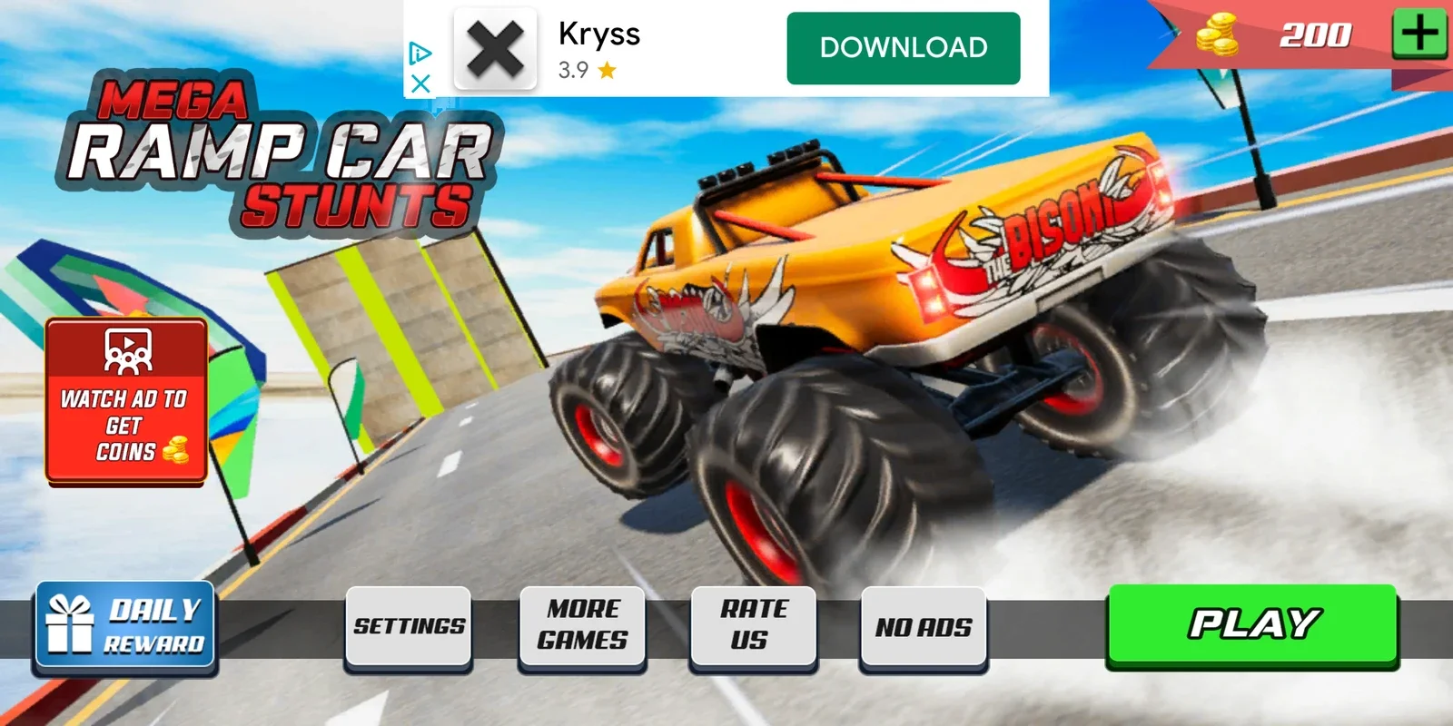 Mega Ramp Car Stunts 3D Racing for Android: Thrilling Races & Stunts