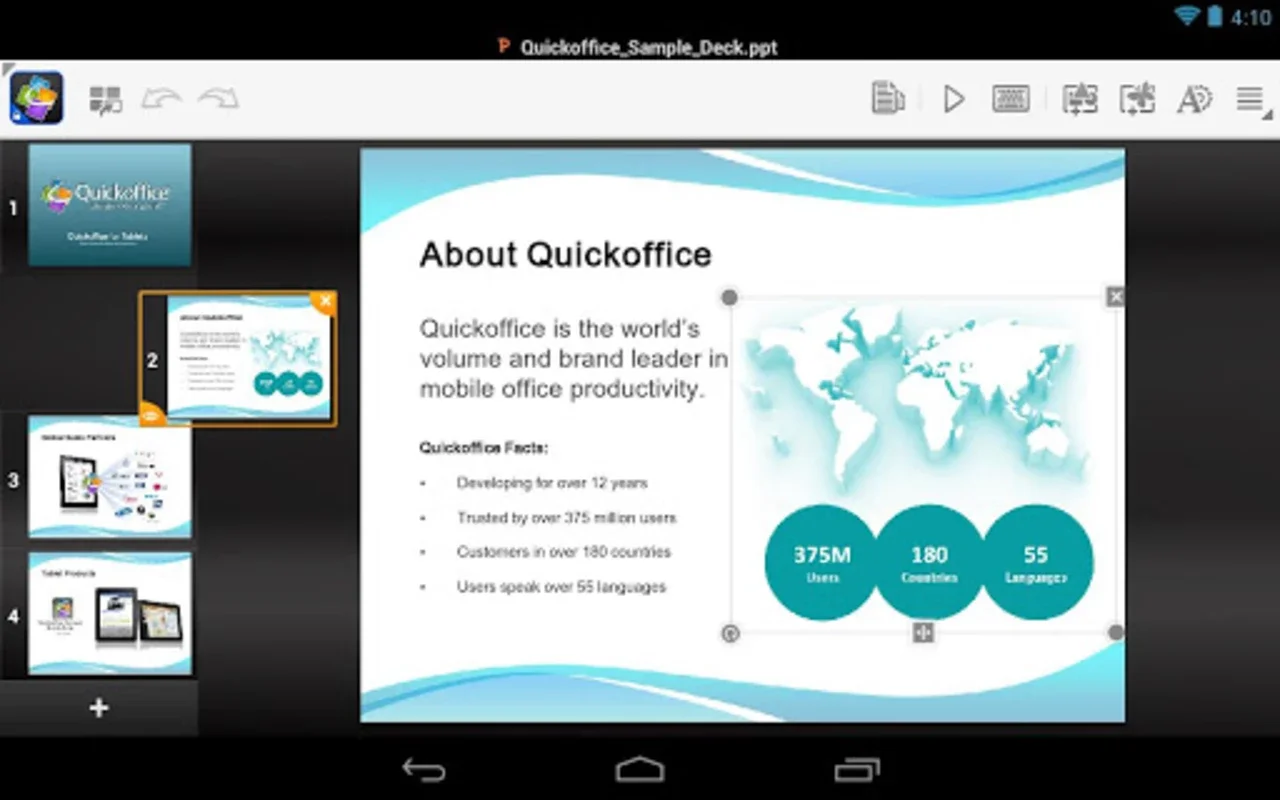 Quickoffice - Google Apps for Android - No Download Needed