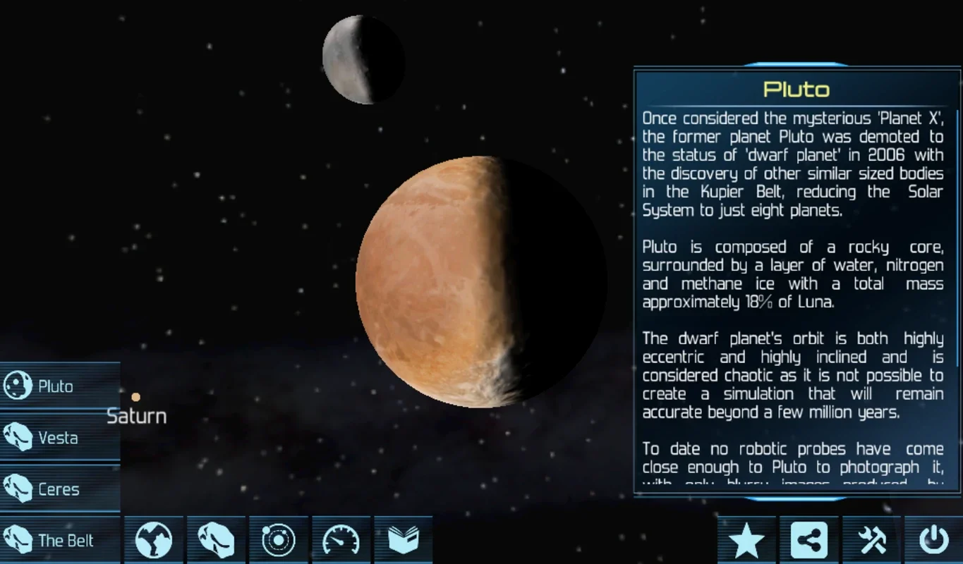 Solar Explorer HD for Android - Explore the Solar System