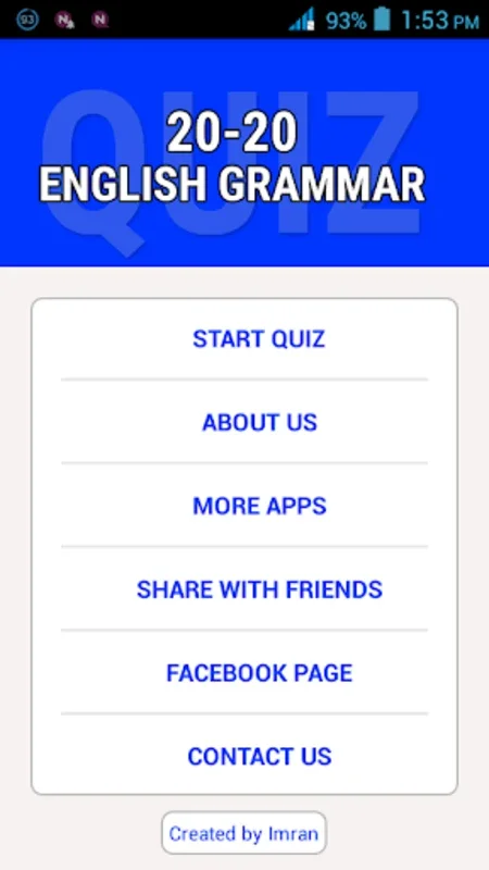 English Grammar Quiz for Android - Interactive Learning