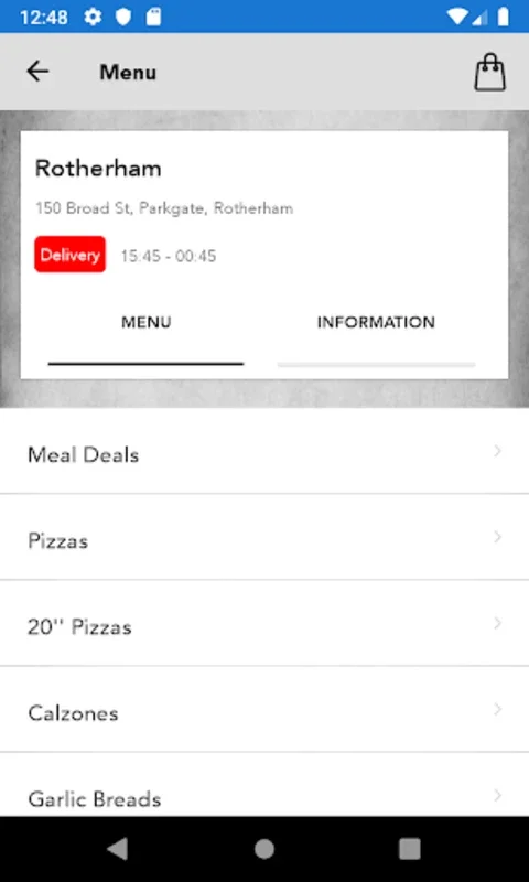 Sicily Pizza Rotherham for Android - Effortless Pizza Ordering