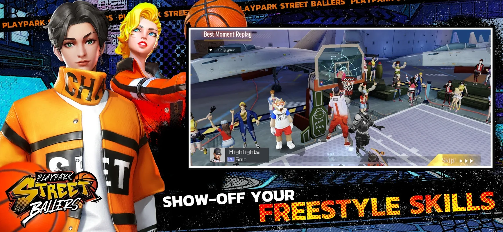 PlayPark Streetballers for Android: Immersive Basketball Game