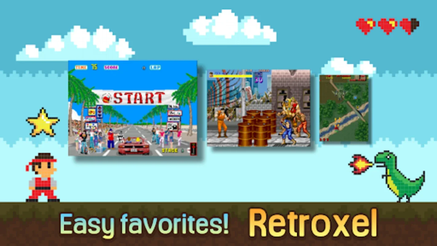 Retroxel: Retro Arcade Games for Android - No Download Needed