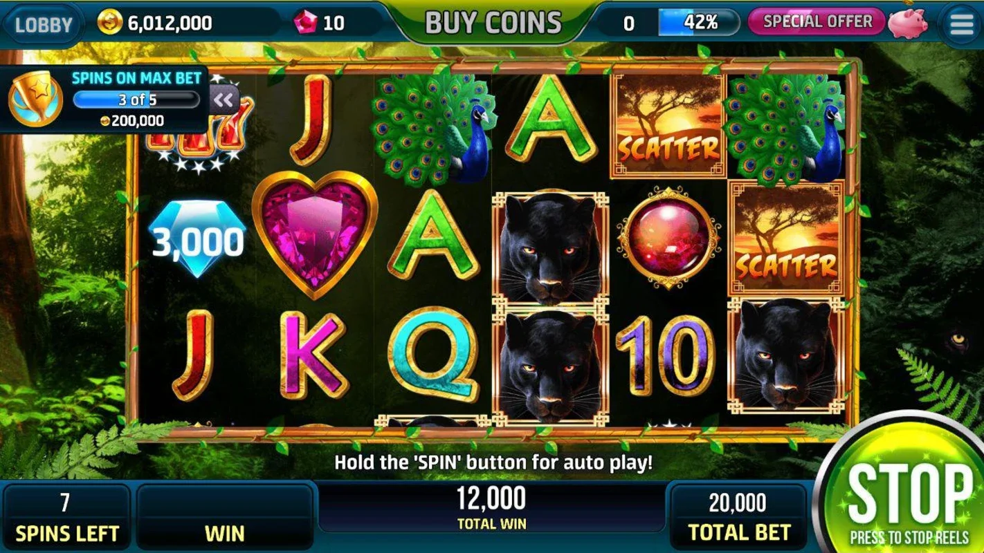 Slots Wolf Magic - FREE Slot Machine Casino Games for Android: Win Big!