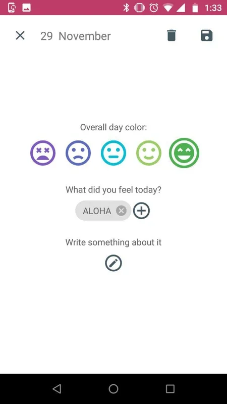 Year in Pixels for Android - Track Your Daily Emotions