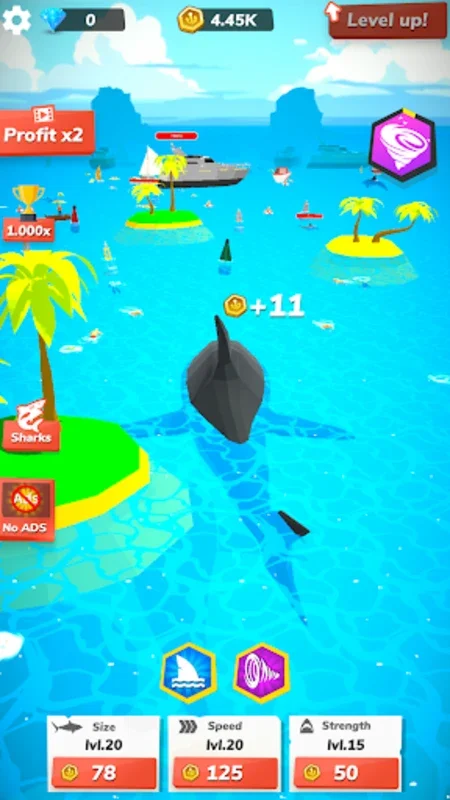 Idle Shark World - Tycoon Game for Android - No Downloading from AppHuts