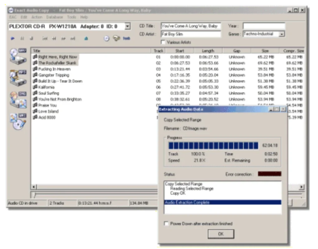 Exact Audio Copy for Windows - Efficient CD to Digital Conversion