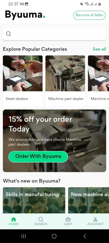 Byuuma for Android - Connecting Ugandan Businesses