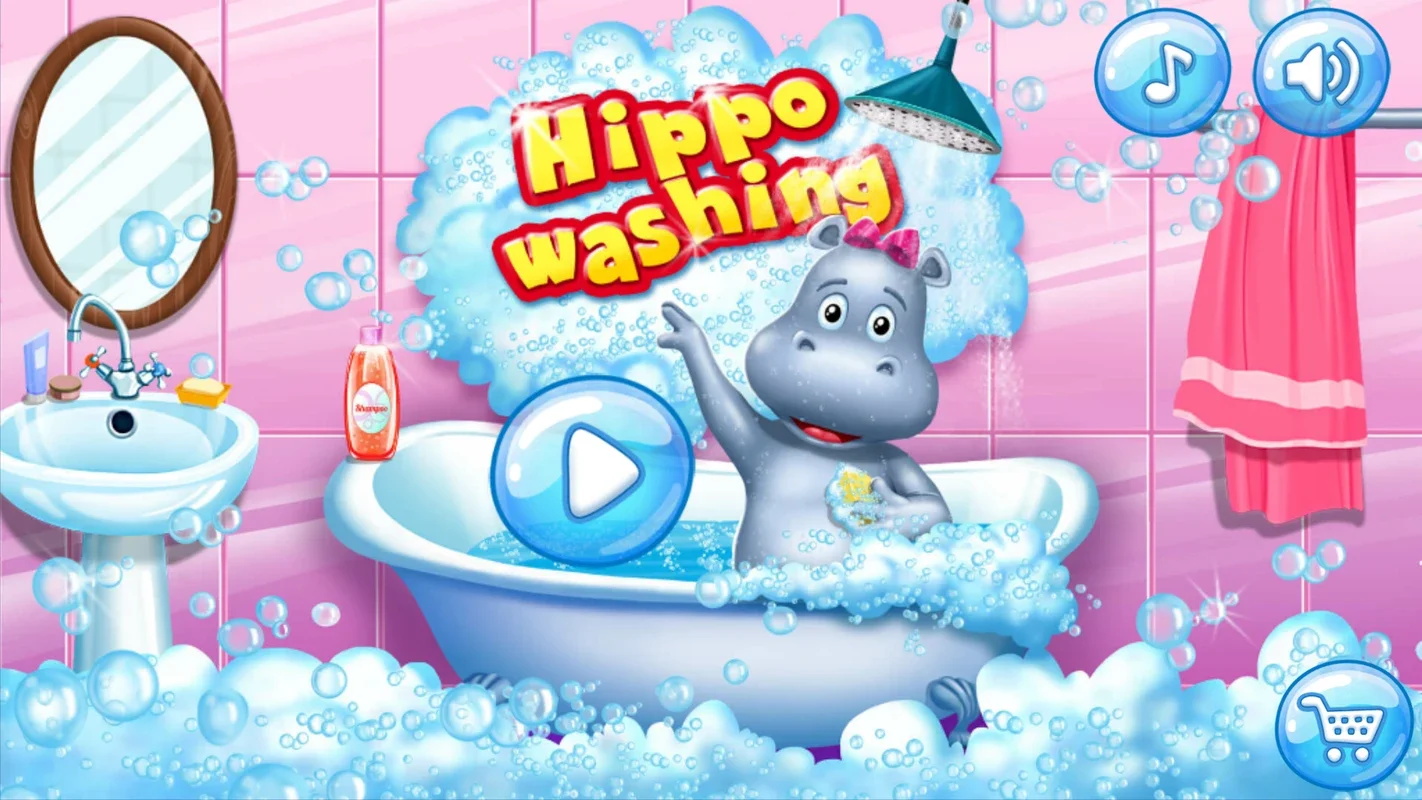 Hippo Washing for Android: Fun Cleaning Experience