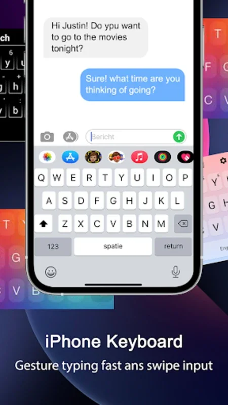 iphone keyboard for Android: iOS Typing Experience