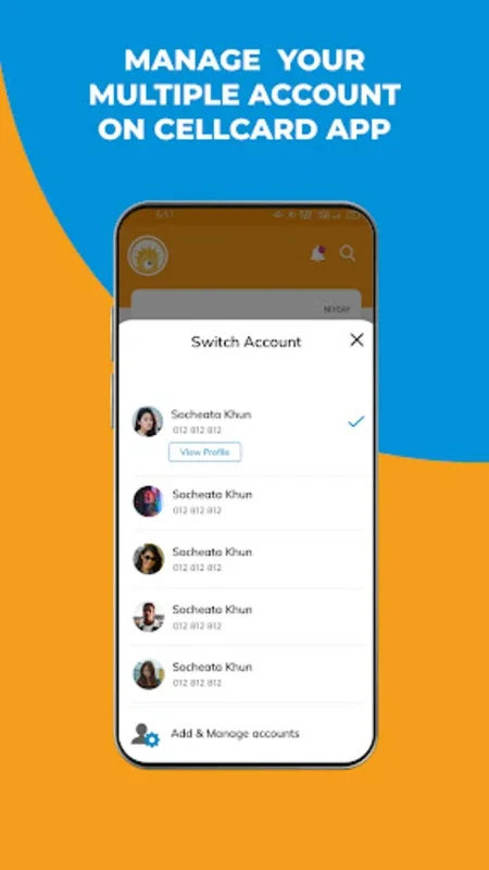 Cellcard for Android - Manage Mobile Account Easily