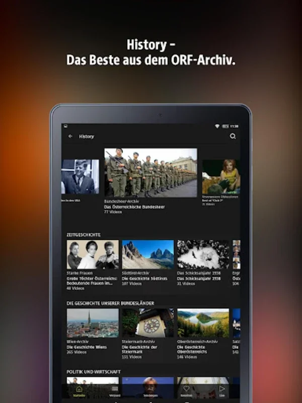 ORF TVthek for Android: Seamless TV Experience