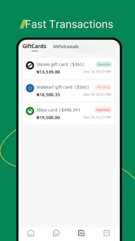 CardHorse for Android - Safely Sell Gift Cards in Nigeria