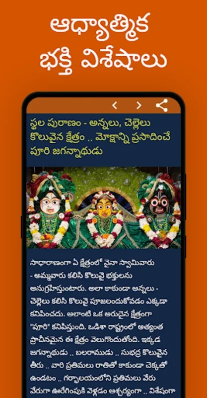 Telugu Panchangam Calendar for Android - Rich Features