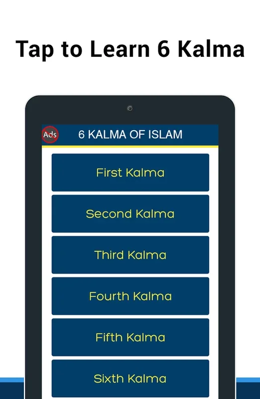 6 Kalma for Android - An App for Islamic Kalma Recitation