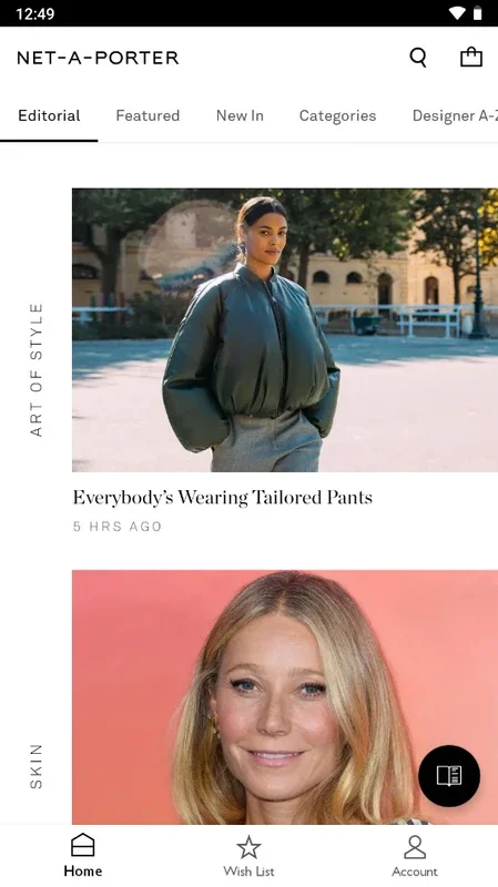 NET-A-PORTER for Android - Shop from Exclusive Brands