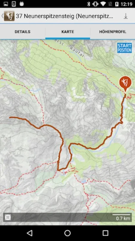 Klettersteigatlas Südtirol for Android: Detailed Climbing Routes