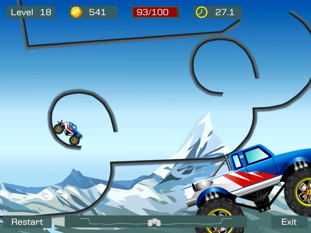 Monster Stunts for Android - Thrilling Monster Truck Racing Game