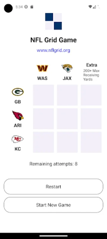 NFLGrid for Android: NFL - Themed Word Puzzles